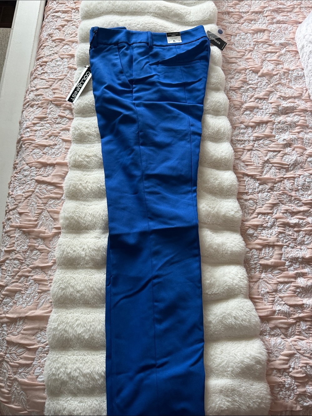 Express Royal Blue Cropped Ankle Pants